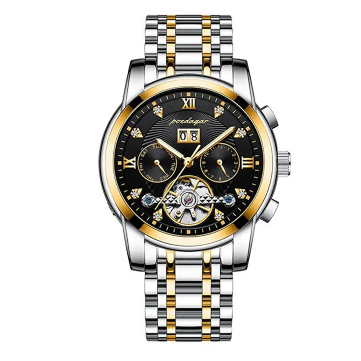Relojes para hombre Reloj de pulsera mecánico Esqueleto Automático with resistant to Agua - 1
