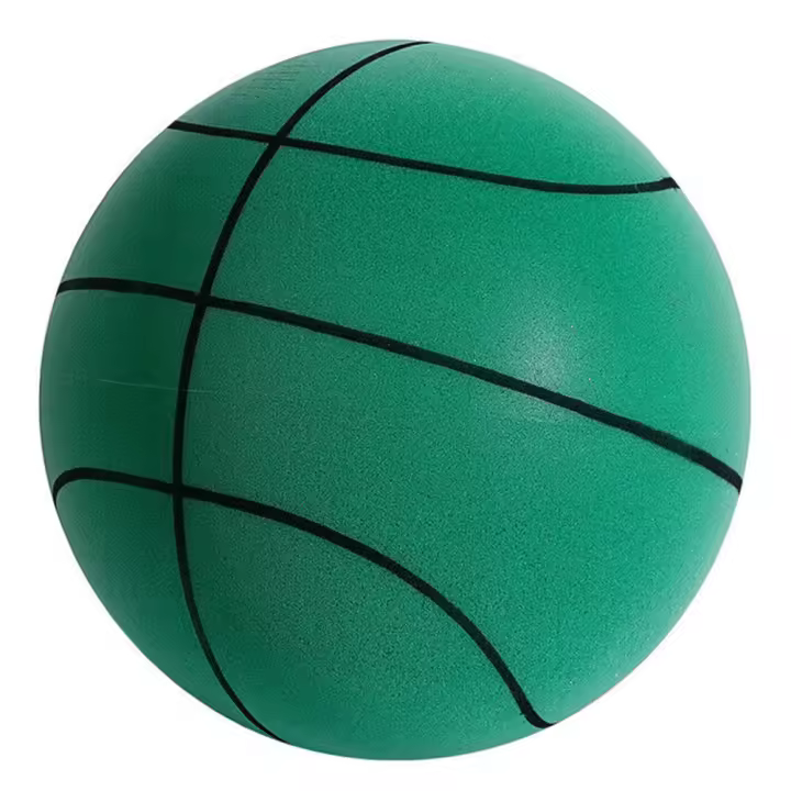 Baloncesto Silencioso De Esponja Diámetro 21/18cm Juguete Deportivo Para Niños Y Bebés Bounce Silencioso Interior Y Exterior - 1