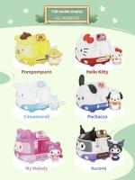 Auténtico Camión De Comida Sanrio Muñeco De Caja Sorpresa Coche Pequeño Ornamento Kuromi Pacha Perro Grande Gato Katie Modelo Se Puede Dar - details 2