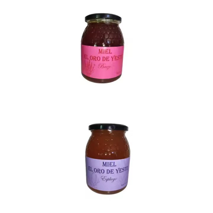 Lote de 1 Kg miel de brezo + 1 Kg de miel de espliego. Cosecha propia. Somos apicultores. - 1
