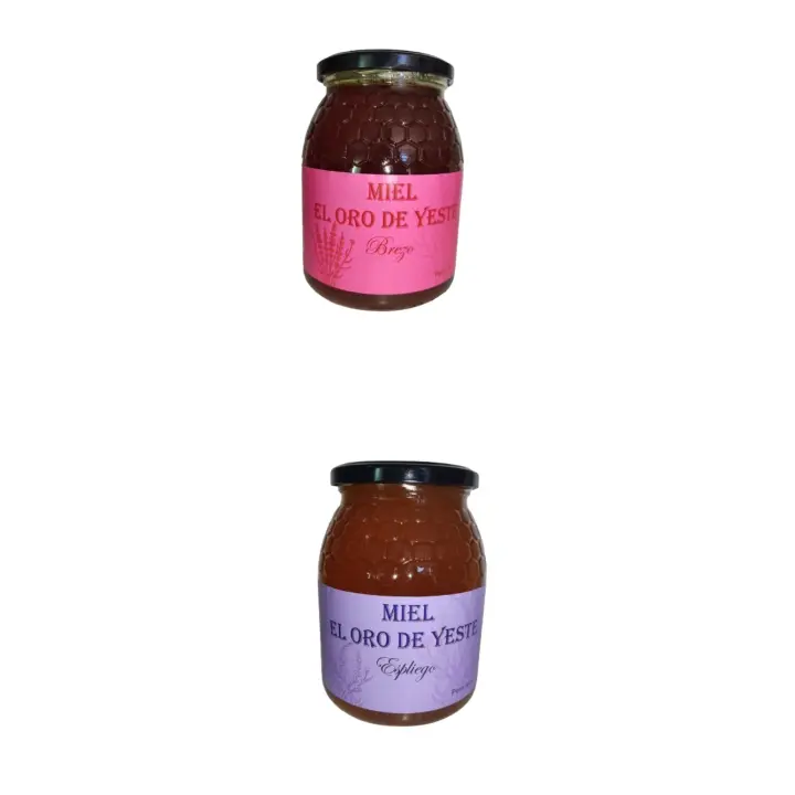 Lote de 1 Kg miel de brezo + 1 Kg de miel de espliego. Cosecha propia. Somos apicultores. - 1