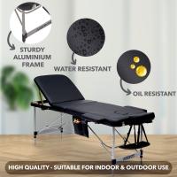 Arebos® Camilla de masaje de 3 zonas, mesa de masaje plegable, portátil y móvil - details 15