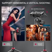 Ulanzi Trípode Universal Extensible 2-en-1 MT- 44 Compatible con Cámaras y Móvil, ajustable de 32 cm a 146 cm. Incluye cabezal de bola 360° para ángulos versátiles, zapata fría y rosca de 1/4" - details 3