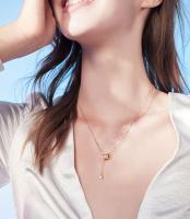 Collar de plata esterlina s925 con cintura delgada para mujer, diseño de alta gama, nuevo y popular regalo de San Valentín chino 2025. - details 2