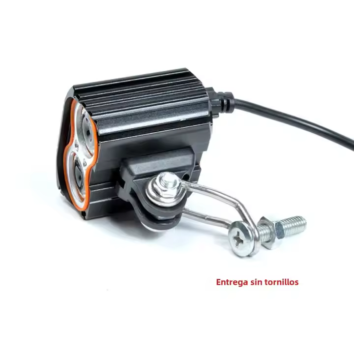Luz De Bicicleta Frontal 800LM Con 2 Lámparas LED 5V-48V Faro De Montaña Para Ciclismo Nocturno Advertencia Fosa Exterior - 1