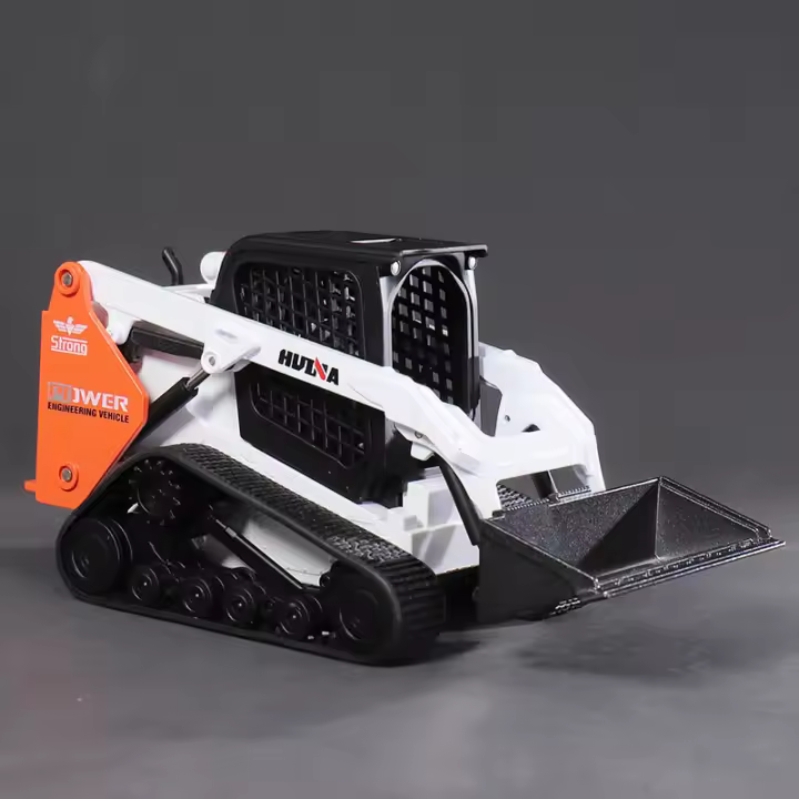 Coche De Escala 1/50 De Aleación Huina Modelo De Camiones Y Excavadora Juguetes Miniatura Para Niños Montessori Diecuentos - 1