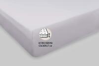 Burrito Blanco Juego Sábanas 50% Algodón Sabanas Hosteleras Gris: Suavidad, Facilidad de Planchado y Estilo. - details 6