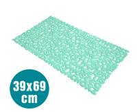 Alfombra de baño 39x69CM Alfombrillas de Bañera Antideslizantes con Ventosa Fuerte Resistentes al Moho para Usos del Baño - details 0
