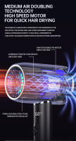 2025 Nuevo secador de pelo de alta velocidad de alta potencia EE.UU. y Japón 110v estándar silencioso hogar - details 13