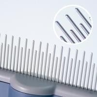 Cepillo De Aseo Para Perros Y Gatos Eliminador De Pelo Flotante Con Agujas Láminas De Acero Inoxidable Cepillo De Pelaje Para Mascotas - details 3