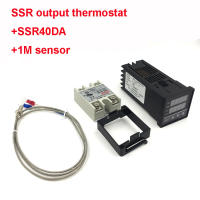 Controlador De Temperatura Digital PID REX-C100 Con Relé/Salida SSR 0 a 1300C Y Probar Sensor Tipo K Para Mercado De Componentes Electrónicos - details 2