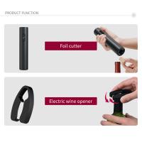 Aparato Eléctrico Para Abrir Botellas De Vino Con Cortador De Sellado AA Set De Cerrador De Tapa De Vino Para Cocina Barra Hogar Fiesta - details 5