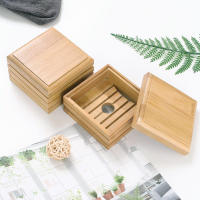 Porta Saboneta De Bambú Natural Madera Soporte Para Baño Almacenamiento Portátil Placa Caja Contenedor Decoración Del Hogar - details 31