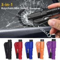 Martillo De Seguridad Para Coche Mini Multi-Funcional Con Rescate Para Romper Vidrio Herramienta De Evacuación Emergente Para Ventanas - details 1