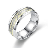 Anillo Radiante De Acero Inoxidable Joyería Duradera Para Un Brillo Estilizado Regalo Perfecto Para Él O Ella En La Oscuridad - details 5