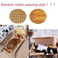 Cama De Gato De Verano Con Almohadilla Refrescante Sofá Resistentes Al Desgaste Rattan Silla De Descanso Casa De Perro Casa De Gato Hogar Para Mascotas - details 7