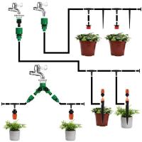 Kit De Riego Por Goteo Inteligente AISITIN 30m/100ft Con Sistema Automático De Programación Para Jardín Y Plantas Verdes - details 2