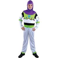 Kebedo Moda Infantil Disfraz Astronauta Espacial, Galaxia, Buzz Lightyear para Niños, Buzz Story, El Hombre del espacio Traje completo Gorro y Mono Enterizo con cremallera para Carnaval Fiesta, Halloween Talla 3 a 12 Años - details 0