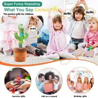 Juguete Electrónico De Espinilla Que Canturrea Y Danza Juguete De Peluche Educativo Para Niños Regalo De Cumpleaños Y Navidad - details 8