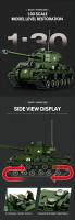 Bloques De Construcción Serie World of Tanks Tiger TOG2 M4 Sherman Tanque Blindado Pesado Para Niños Juguetes Educativos Regalo De Cumpleaños Y Navidad - details 1