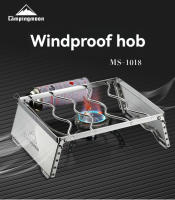 Soporte Portátil Para Barbacoa Multifuncional Antiviento Plegable Para Todas Las Estaciones Acero Inoxidable Camping Grill BBQ - details 4