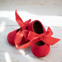 Zapatos De Niña Bebé Con Lazo Flats Para Boda Zapatos De Princesa Para Vestido Ballet Pantuflas Antideslizantes Suela De Goma Primera Caminata Zapatos Para Cuna - details 13