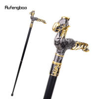 Bastón De Caminar Con Pato Dorado Y Negro Elegante Decorativo Para Hombres Bastón De Moda 93 Cm Con Punta De Goma Y Mango De Aleación De Aluminio - details 3