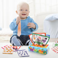 Juguete Sensorial De Montessori Para Bebés Caja De Tissue Suave Estuffed Juego Educativo De Aprendizaje Para Niños Pequeños De Alta Contraste Y Alto Contraste - details 8