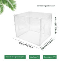 Casa De Hierbas Verde Plástico PVC Transparente Para Exterior Con Puerta De Ventanasdores Portátil Mini Jardín Accesorios - details 8