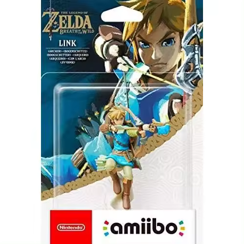 Figura Amiibo Link Breath Of The Wild Arquero - 1