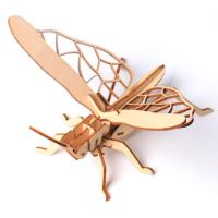 Puzzle 3D De Madera Con Insectos Multitudinario Juguete Educativo Avanzado Para Niños Modelo De Artesanía Creativa - details 11