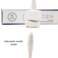 Derma Stamp Con Agujas De Titanio Ajustable Para Regeneración De Piel Facial Crecimiento De Barba Y Cabello 140/100 Agujas De 0.25mm - details 2