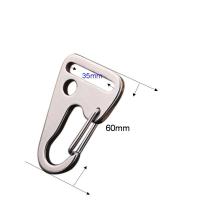 Hebilla De Correa Para Portaobjetos De Acero Inoxidable Herramienta De Escalada Y Exterior Clip De Colgaje Reemplazo De Bocina De Avestruz - details 1
