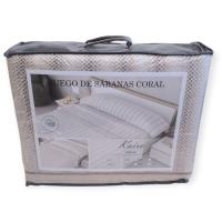 Mercatienda.es Coralina 200grs - Sábanas Térmicas de Invierno - Tacto Suave - Válidas 190/200cm - Kaira Beis. - details 0