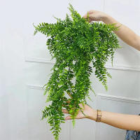 90cm Hojas De Fernés Persa Vines Artificiales Para Decoración De Habitaciones Casas Bodas Y Fiestas Decoración De Pared Balcón - details 3