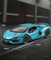 Simulación De Lamborghini Revuelto Supercar 1/24 Con Sonido Y Luz Modelo De Coche Para Colección Regalo Para Niños - details 10