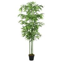vidaXL Árbol de Bambú Artificial con Hojas Planta Decoración Verde Dimensiones 14 x 80 cm (240 hojas),  16 x 120 cm (384 hojas),  16 x 150 cm (576 hojas) y mas - details 4