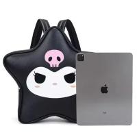 Mochila Grande De PU Creativa Con Estrella De Cinco Puntos Kuromi HelloKitty Japonesa Kawaii Estilo Dulce Para Chica Hot Y2k - details 1