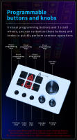 Teclado Programable AJAZZ AKP03E Con Panel Multifuncional Para PC Y Laptop Mini Teclado Botón Personalizado Estilo Mecánico Sin Retroiluminación - details 5