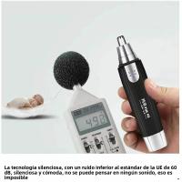 Afeitadora Eléctrica Para Nariz Y Orejas 1pc Fácil De Limpieza Herramienta De Afeitado Para Hombres Y Mujeres Trimmer De Cabello De La Nariz - details 8