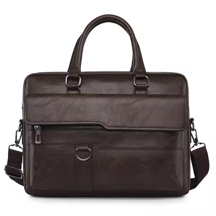 Bolso De Mano De Lujo Para Hombre Bolsa De Hombre Para Laptop Cartera de Negocios Para Documentos A4 portafolio - 1