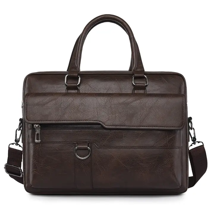 Bolso De Mano De Lujo Para Hombre Bolsa De Hombre Para Laptop Cartera de Negocios Para Documentos A4 portafolio - 1