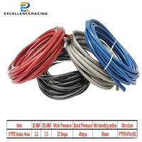 Hundón De Freno De Acero Inoxidable Tejido Con PTFE Para Motocicleta Línea De Freno De Aceite Y Combustible De 5m AN3 - details 6