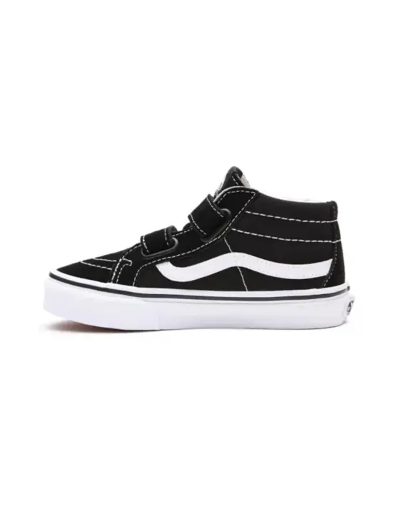 Zapatilla Vans Sk8-Mid Reissue V Kids Negro/Blanco - 1