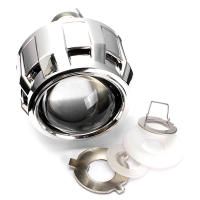 Lente Proyector Bi-xenon Mini De 2.5 Pulgadas Para Conducción Derecha Con Tornillo Adecuado Para Bombillas H1 H4 Y H7 Accesorios De Coche - details 0