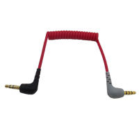 Adaptador De Cable TRS a TRRS De 3.5mm Con Resorte Para RODE Videomic Pro+ / VideoMic GO Accesorio De Micrófono Alloet - details 2
