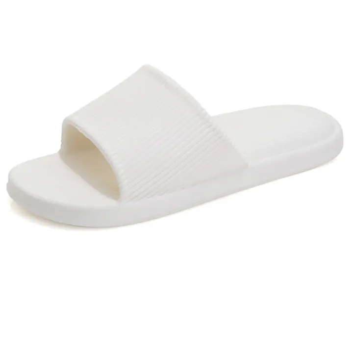 Zapatillas De Ducha Para Hombres Y Mujeres Con Solas Suaves Y Antideslizantes Impermeables Para El Hogar Y El Baño Moda Casual - 1
