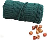 Cordón De Macramé 3mm 100m Algodón Natural Para Tejido Manual Colores Pared Colgante Tejido De Tela Tapestry Hecho a Mano - details 9