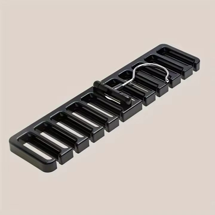 Organizador De Ganchos Multifuncional Para Cinturones Corbatas Y Accesorios Plástico Duradero Ahorro De Espacio Para Armario - 1