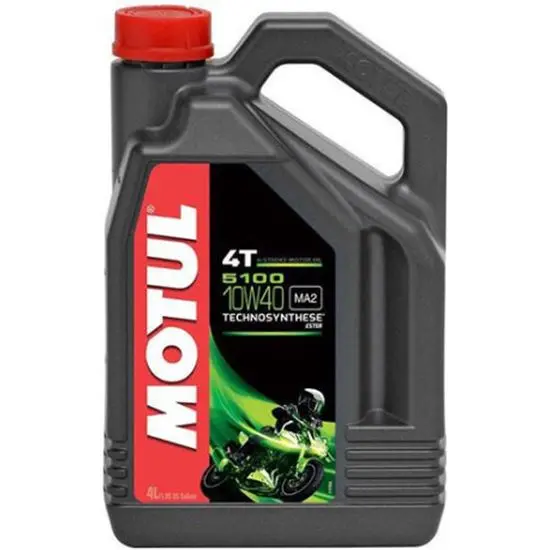 Aceite Motul 5100 4T 10W40 4 Litros - Protección Anti Desgaste - 1
